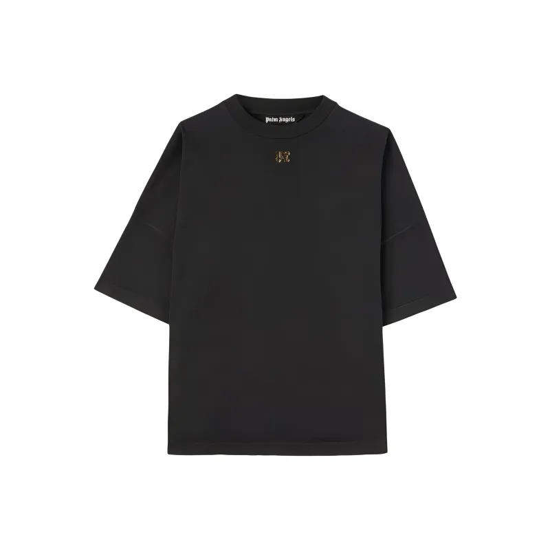 PALM ANGELS Foggy Logo Over T Shirt-0