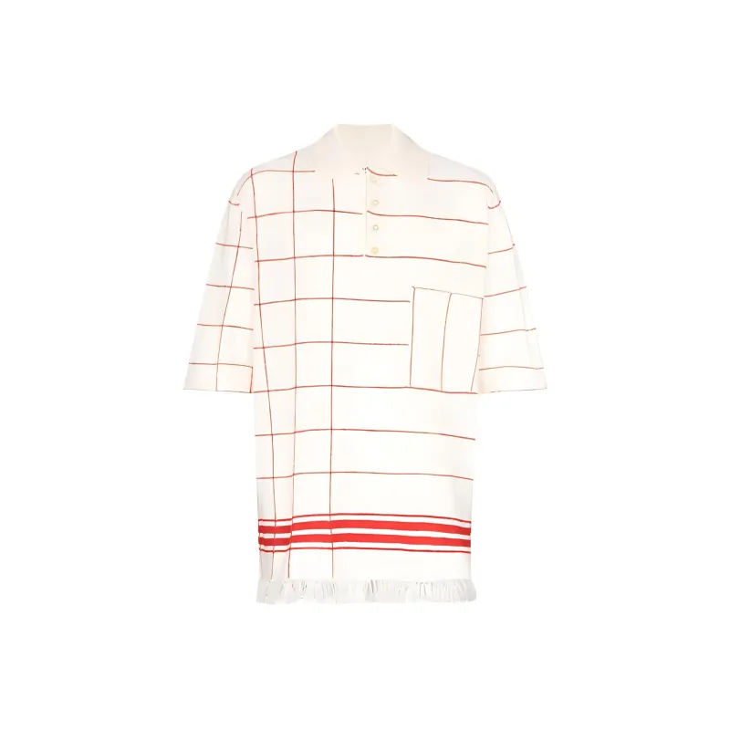 Maison Margiela Striped Polo Shirt-0
