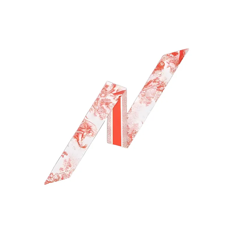 DIOR Silk Scarves Women's Orange-0