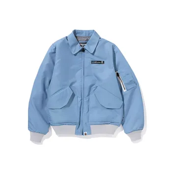 A BATHING APE Honeycomb Ripstop Bomber Jacket