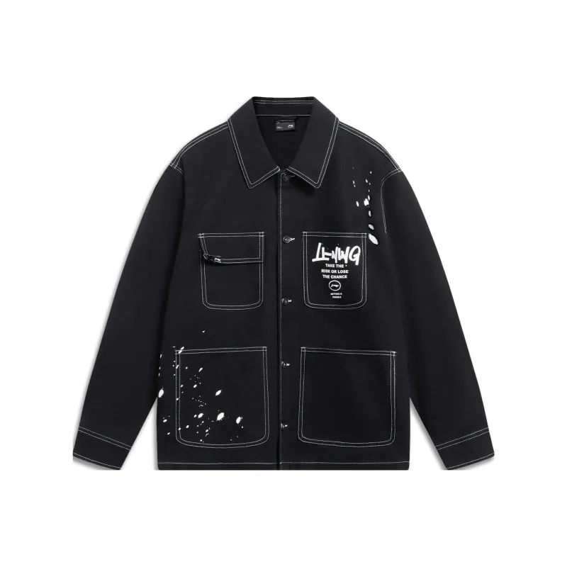 LiNing Sports Fashion Collection Jacket Men's Black-0