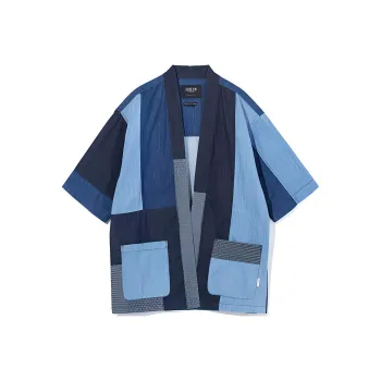 FIVE CM Shirts Men Denim Blue