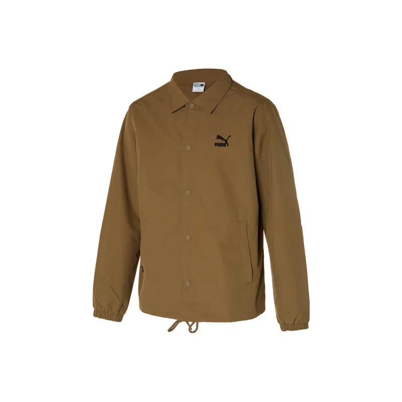 PUMA Classic Coaches Jackets Men Brown-0