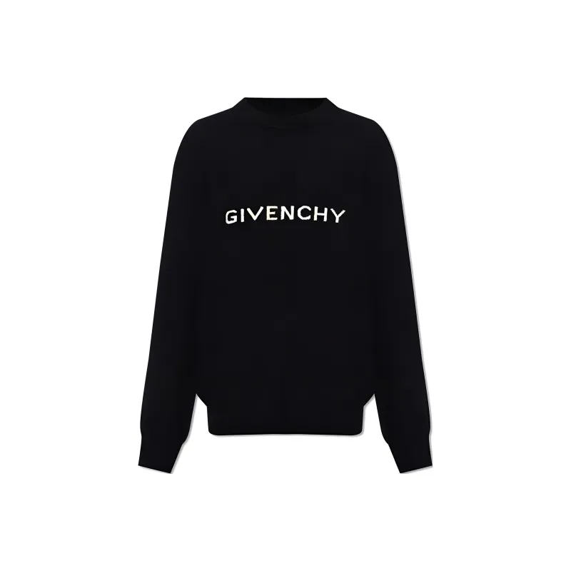 Givenchy Logo Intarsia Knit Jumper-0