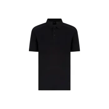 ARMANI EXCHANGEAE SS25 Polo Shirt Men's Black