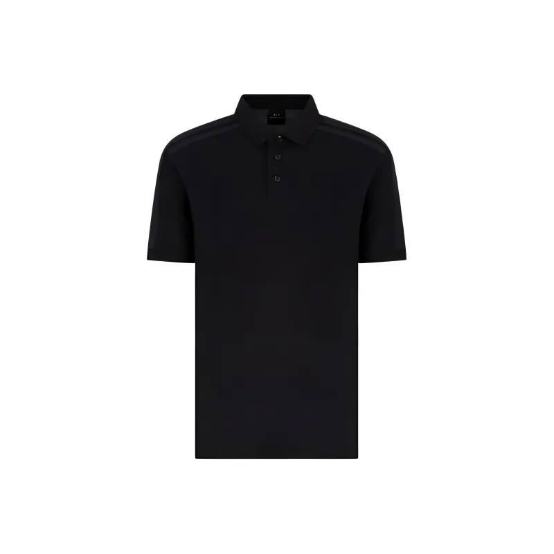 ARMANI EXCHANGEAE SS25 Polo Shirt Men's Black-0