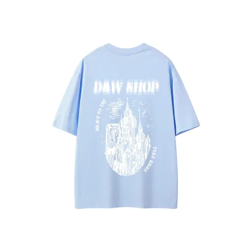 D&W T Shirts Unisex Sky Blue