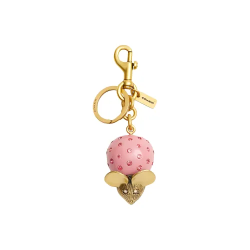 COACH Crystal Pendants Women's Pink