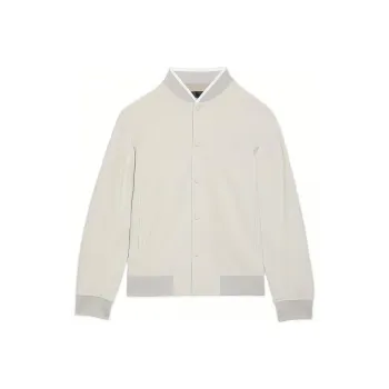 THEORY Jackets Men Gray White