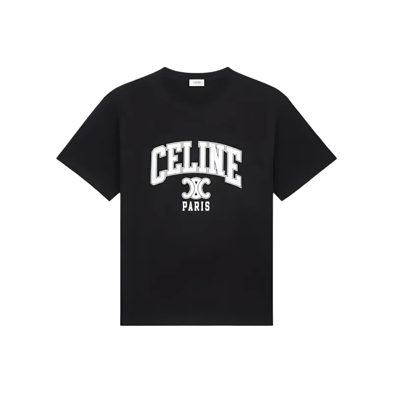 CELINE SS25 T Shirt Men's Black-0