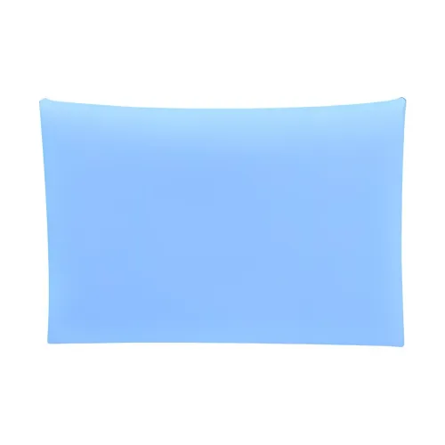 HERMES Calvi Epsom Calfskin Card Holder Wallet Regular Women's 7N Celeste Sky Blue