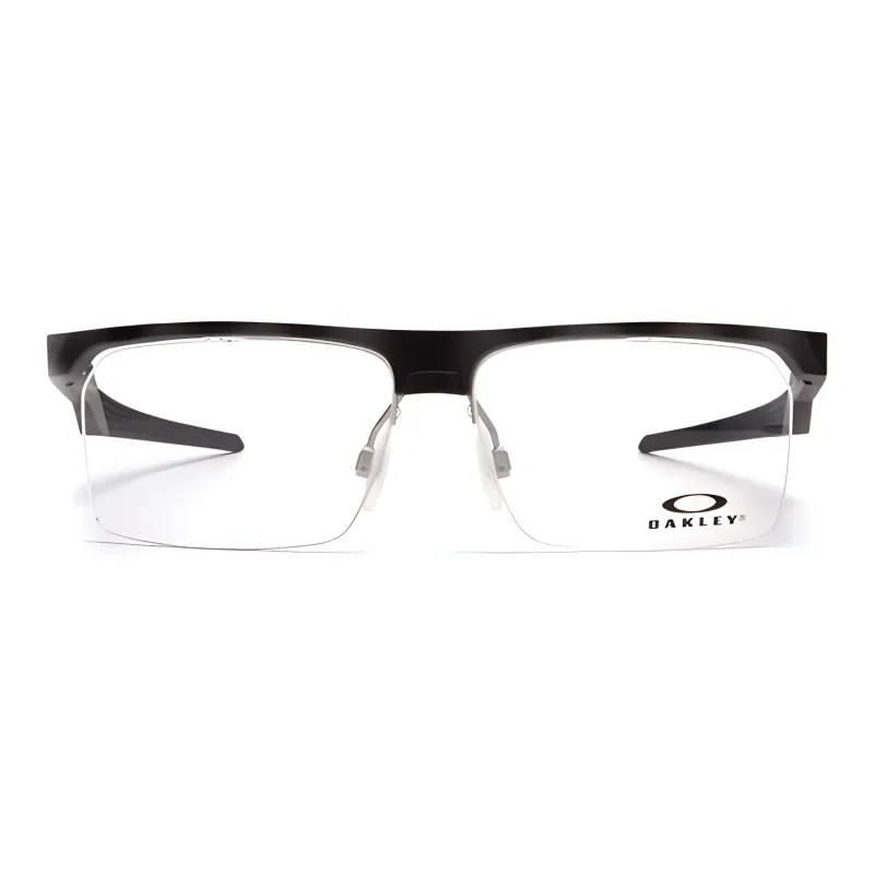 Oakley Injection Molding Rectangular Eyeglass Frames Unisex Gray-2