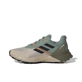 Adidas Terrex Soulstride Trail Anti Slip Wear Resistant Low Top Running Shoes Men's Green