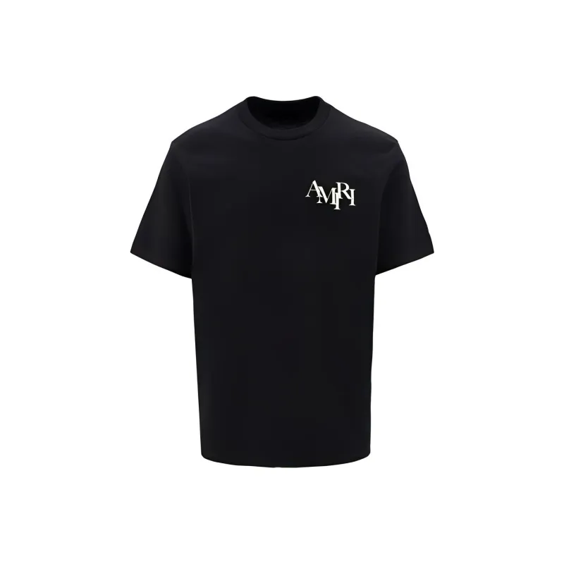 AMIRI Staggered Logo Tee-0