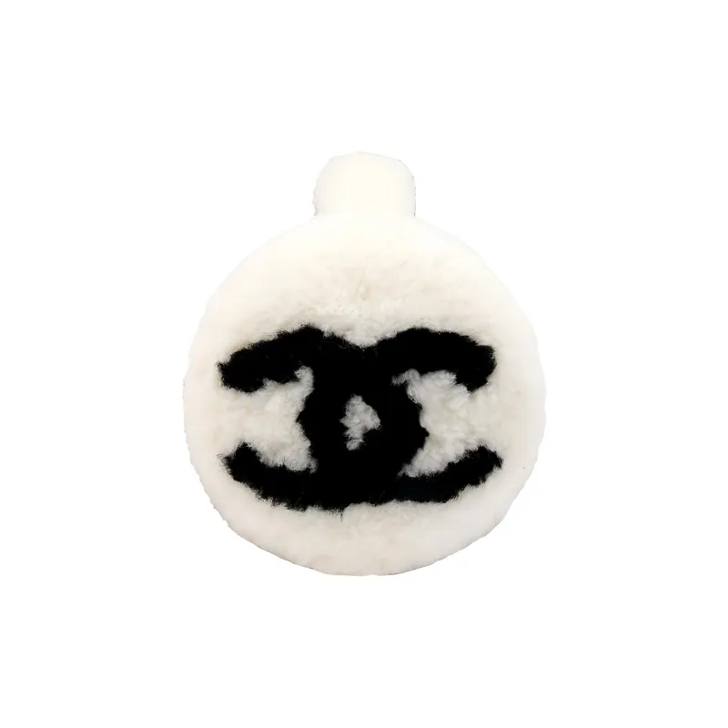 CHANEL Taffeta Earmuffs Unisex White-0