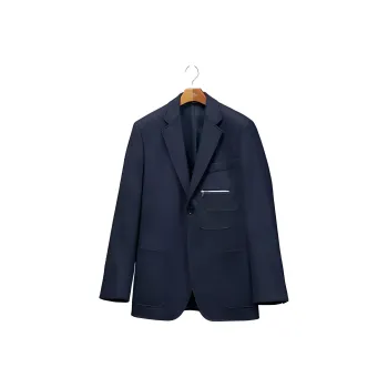 HERMES Jackets Men Marine Blue