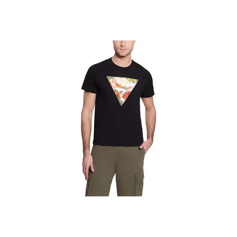 GUESS T Shirts Men Black-0