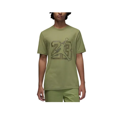 JORDAN Flight Essentials T Shirts Men Light Olive