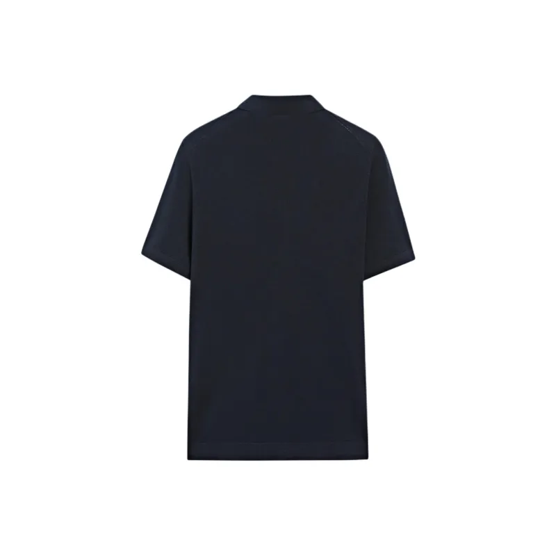 Massimo Dutti Polo Shirt Men's Marine Blue-1