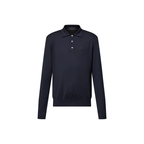 LOUIS VUITTON Cashmere Long Sleeved Polo