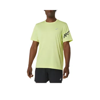Asics T Shirt Men's Glow In The Dark Yellow