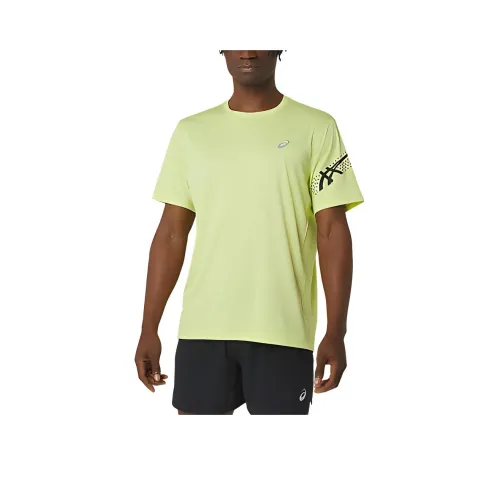 Asics T Shirt Men's Glow In The Dark Yellow