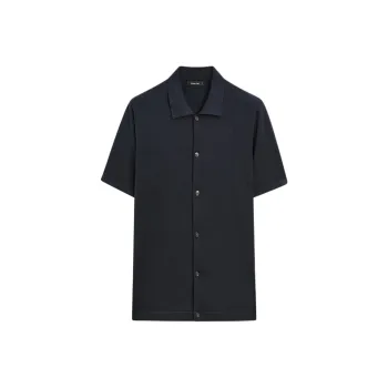 Massimo Dutti Polo Shirt Men's Marine Blue