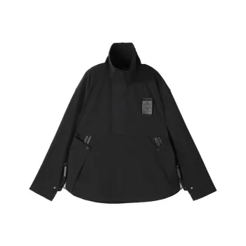NORVINCY Outerwear Trendy Brand Half Open Collar Without Hood Sweatshirt Unisex