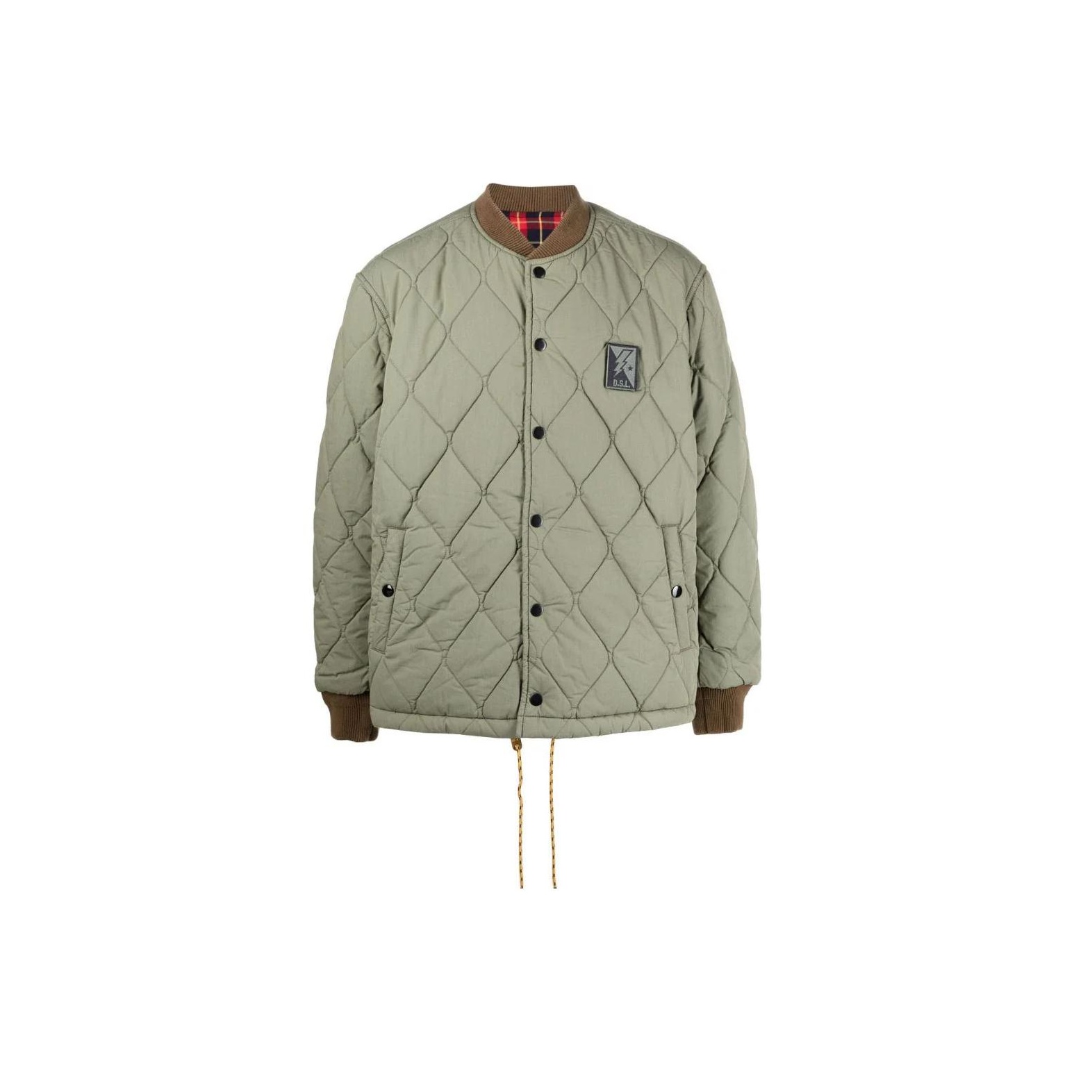 Diesel Green W-Smith Detachable Hoodie Puffer Jacket | eBay