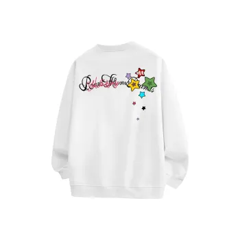 REXSHION Sweatshirt Unisex White