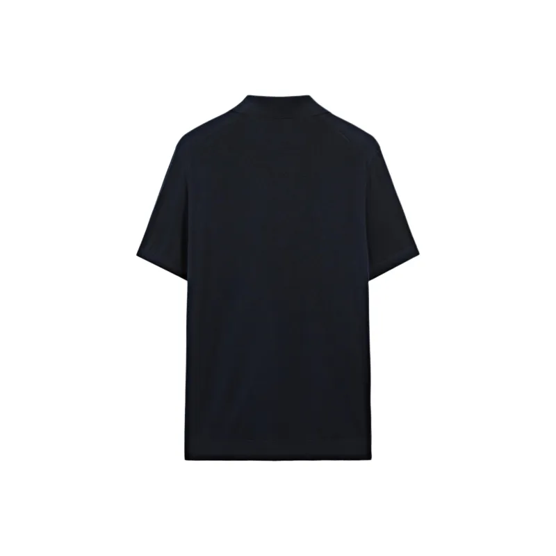 Massimo Dutti Polo Shirt Men's Marine Blue-1