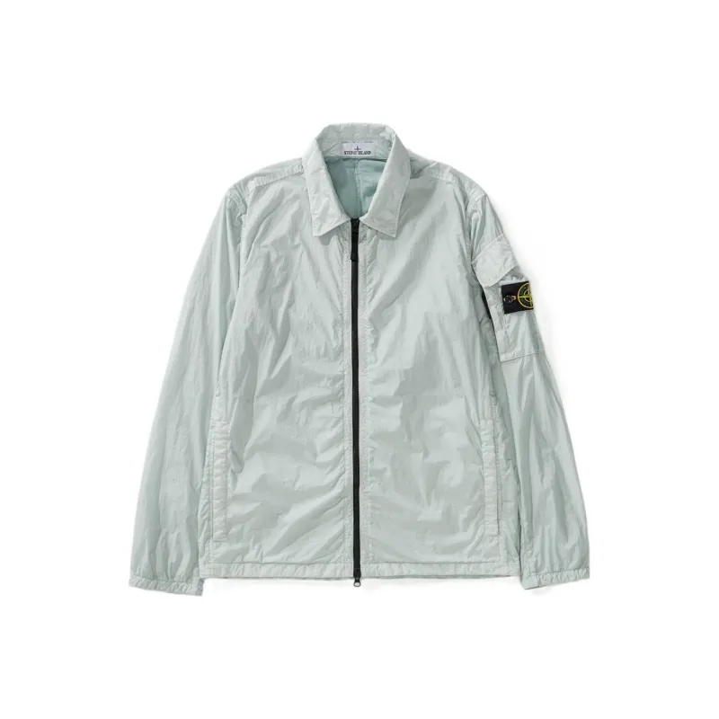 STONE ISLAND Jacket Men's Pearl Gray-0