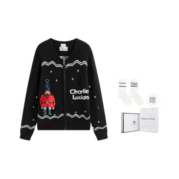 Charlie Luciano x HUTAOJIAZI Knitwear Unisex Black