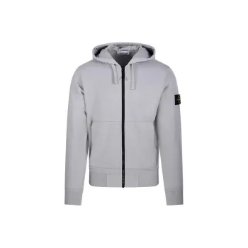 STONE ISLAND Compass Patch Zip Up Hoodie