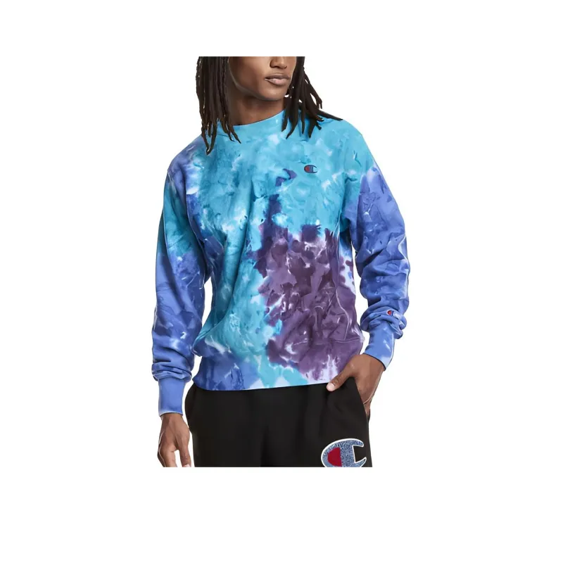 Champion Crew Neck Regular Sweatshirt Unisex Sky Blue-0