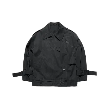 HUANXIANGZHE Jackets Unisex Black