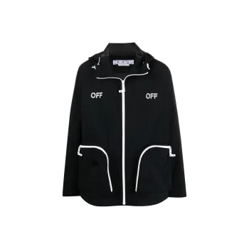 OFF WHITE Off Stampe Minimal Windbreaker Jacket