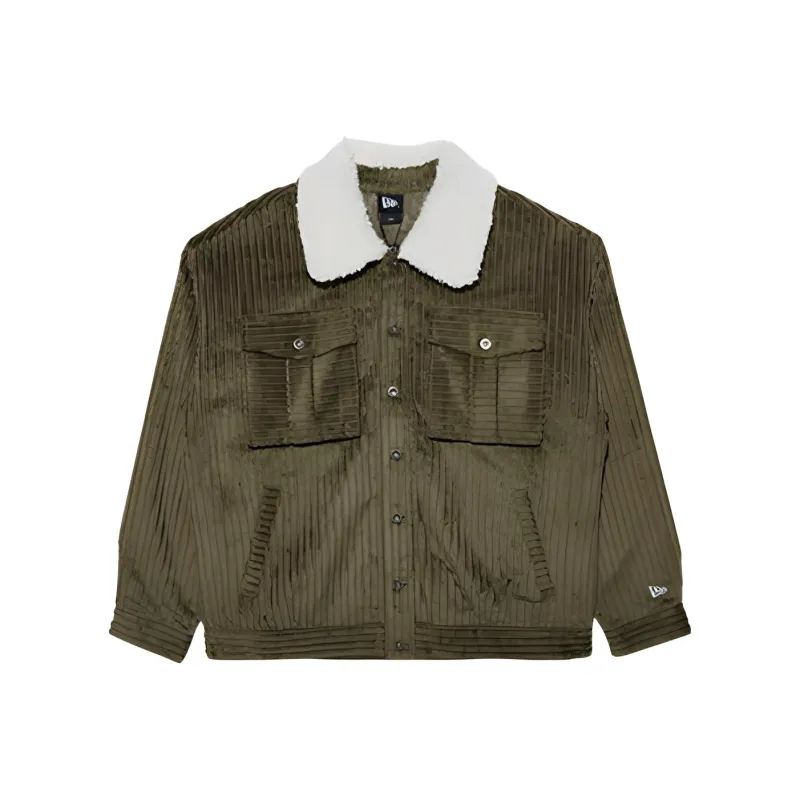 New Era FW22 Jacket Unisex Olive Green-0