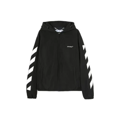 OFF WHITE Diag Light Padded Puffer