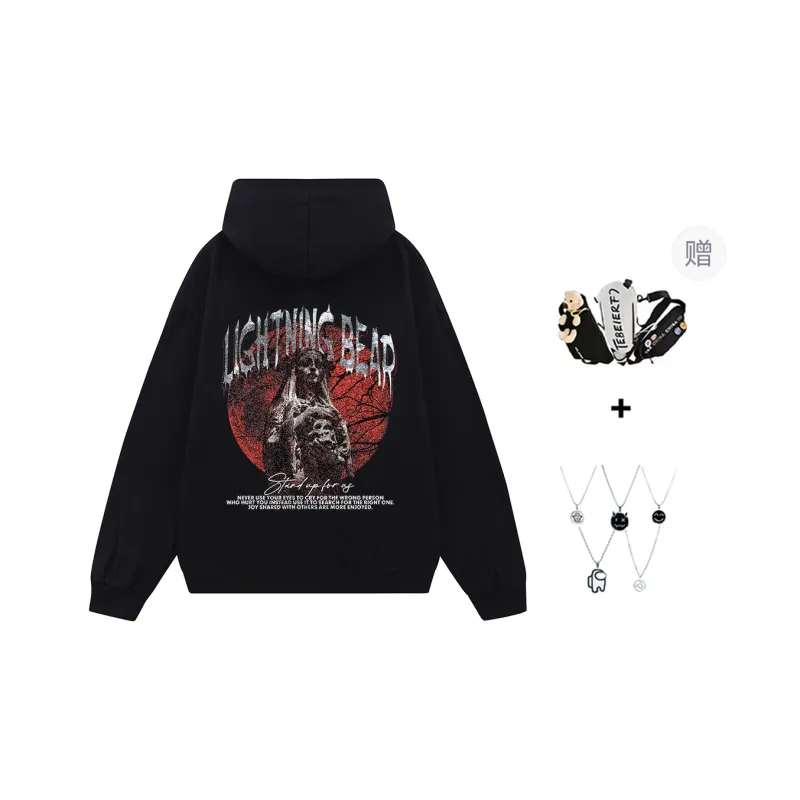 LIGHTNING BEAR Sweatshirt Unisex-0