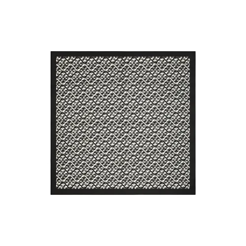 TORY BURCH Mulberry Silk Scarves Unisex Black