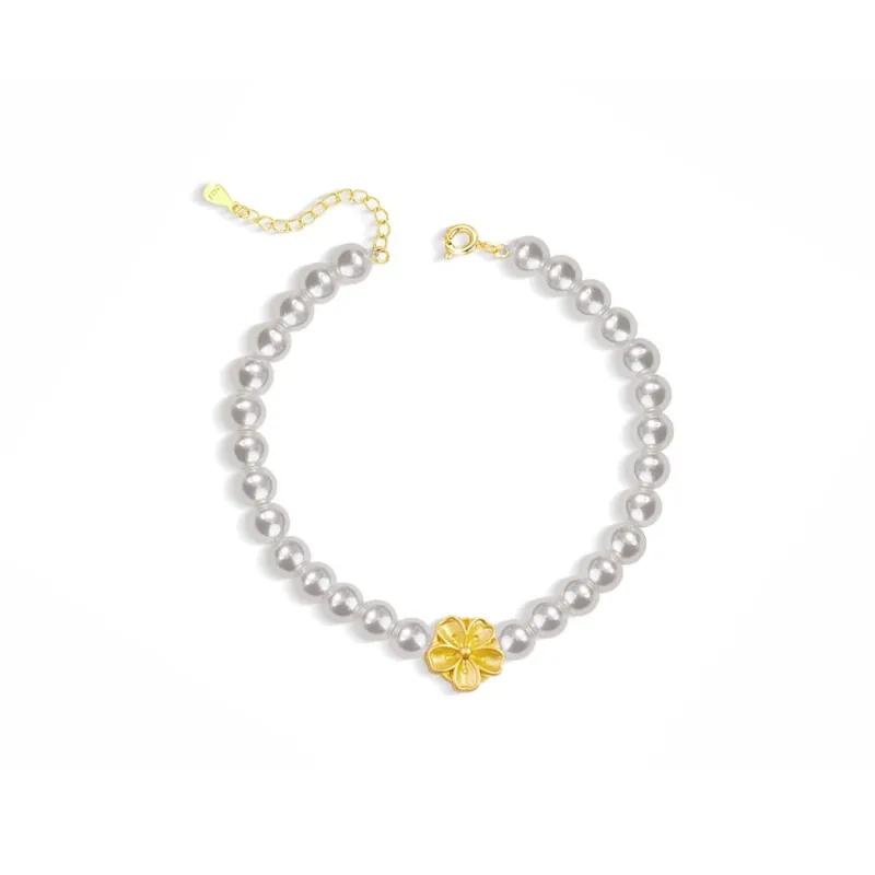 CHINA GOLD Pearl Necklaces Women's-3