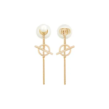DIOR Earrings Women's Gold