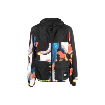 AMBUSH Abstract pattern Paneled Technical Jacket