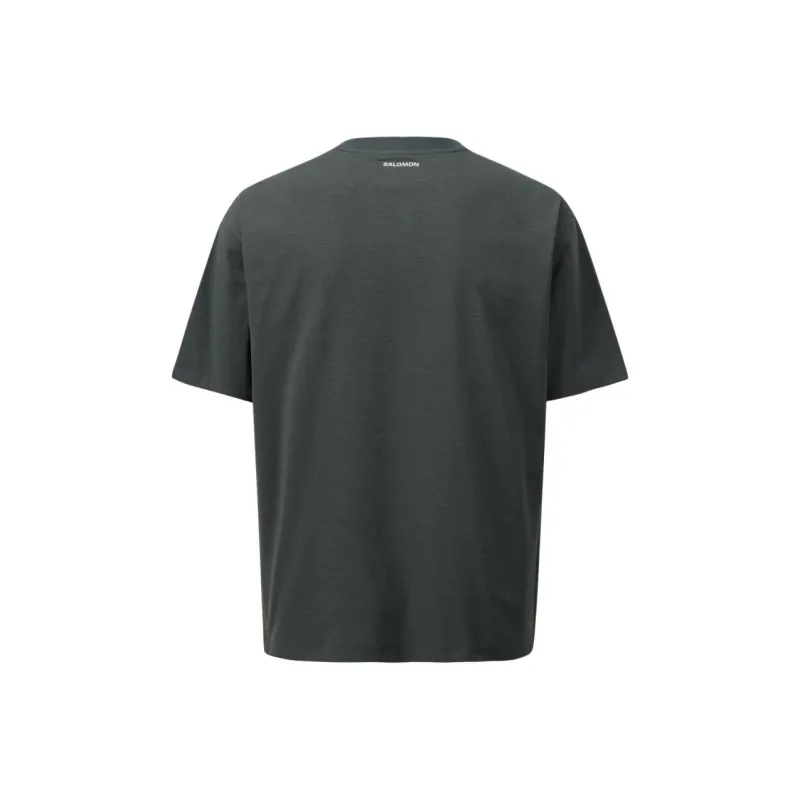 SALOMON T Shirt Unisex Dark Green-1