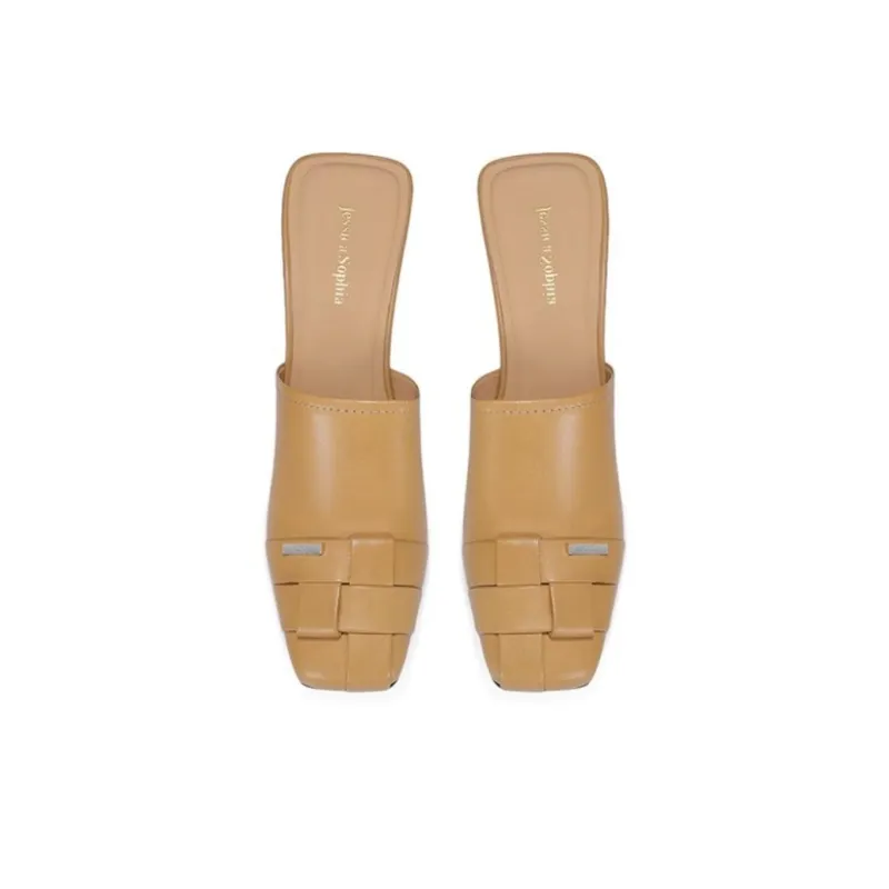 JESSICA SOPHIA Rubber Sole Metal Abrasion Resistant Slip Resistant Closed Toe Slippers Women's-4