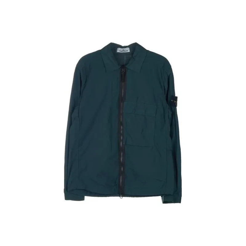 STONE ISLAND Jackets Men Turquoise-0