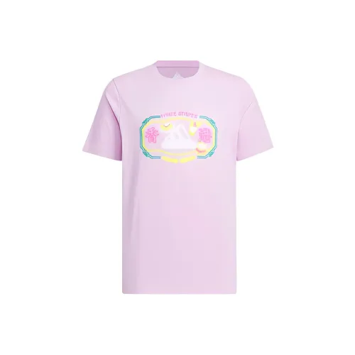 Adidas T-Shirts Unisex Pink