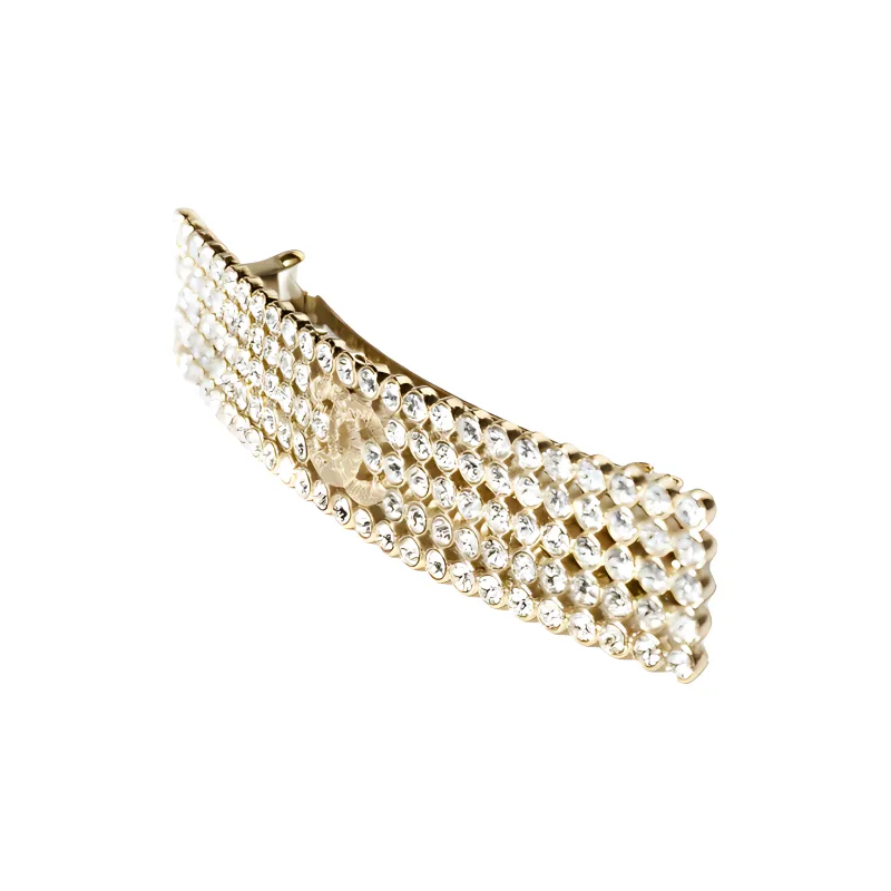 CHANEL Hair Clips Women's Gold-1