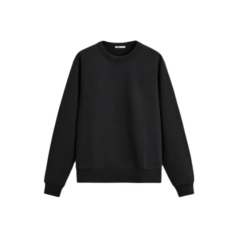 ZARA Valentine's Day Collection SS25 Sweatshirt Men's Black-0